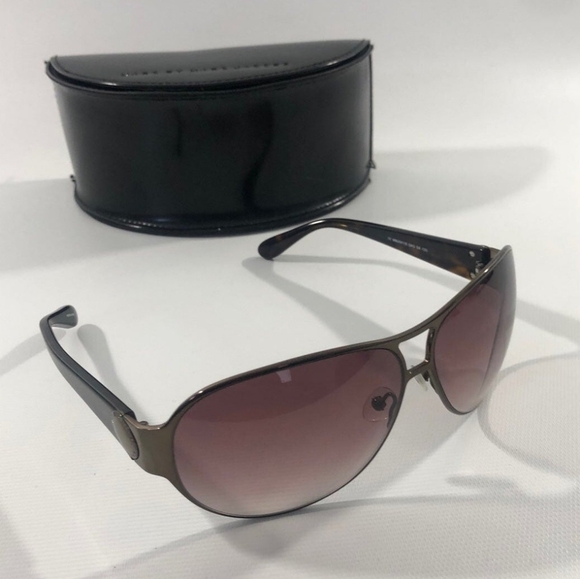 MARC BY MARC JACOBS Aviator Q4G, Brown Gradient Lenses, Case Included - Picture 2 of 16